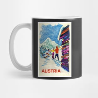 Austria, Ski Poster Mug